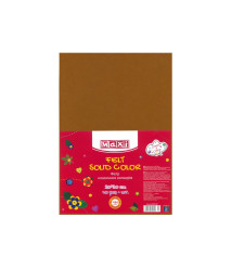 Fetru, 20x30cm, 180g/m2, maro, 10 foi, MAXI